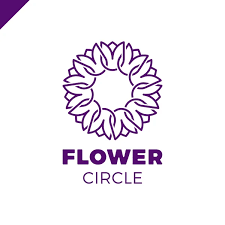 Flower Logo Circle Abstract Design