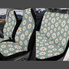 Daisy Sage Car Seat Cover Full Set