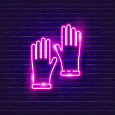 Premium Vector Cleaning Gloves Neon
