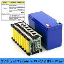 12v 3s 7p 40a Li Ion Battery Pack Diy