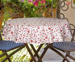 Coated Round Or Square Tablecloth