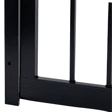 Titan 36 In X 80 In Guardian Black Surface Mount Outswing Steel Security Door With Shatter Resistant Glass Idr10000362004