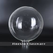 China Clear Round Glass Ball Lamp Shade