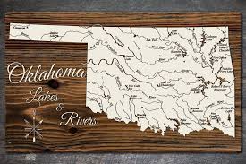 Oklahoma Lakes And Rivers Wall Art