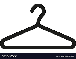 Hanger Icon Coat Rack Symbol Flat