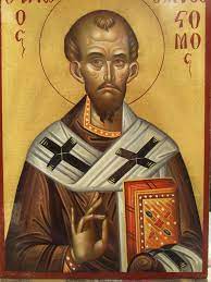 Byzantine Painted Icon Of Saint John