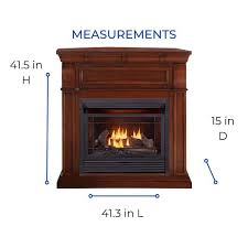 Dual Fuel Ventless Gas Fireplace