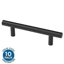 Matte Black Cabinet Drawer Bar Pulls