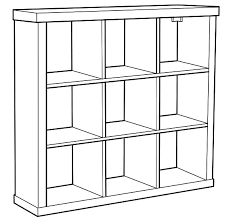 Ikea 404 156 01 Kallax Shelf Unit Black