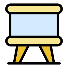Poster Easel Icon Outline Poster Easel