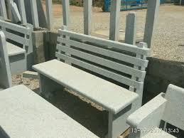 Natural Stone Garden Bench With
