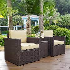 Crosley Palm Harbor 3 Piece Wicker