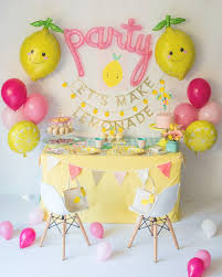 Lemon Or Lemonade Birthday Party