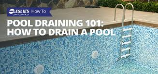 Pool Draining 101 How To Drain A Pool