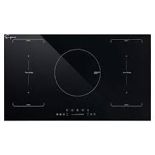 Empava 36 In 5 Elements Black Induction Cooktop Stainless Steel Epv 36ec05