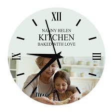 Personalised Photo Text Wall Clock
