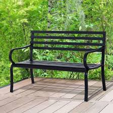 Alfresco Steel Outdoor Garden Bench