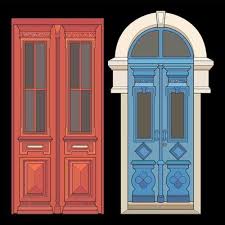 Free Doors Vector Art