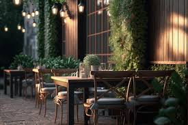 Restaurant Patio Summer Outdoor Cafe