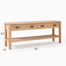 Hargrove 60 Behind The Sofa Console Dune West Elm
