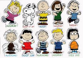 Giant Peanuts Characters Motivational
