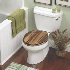 Closed Front Toilet Seat In Brown 11715