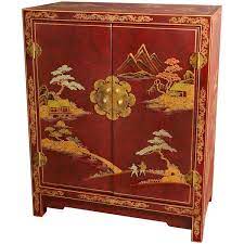 Oriental Furniture Red Lacquer