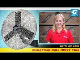 Oscillating Wall Mount Fans