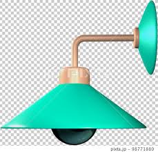 Wall Lamp 3d Icon Ilration Stock