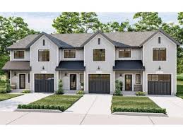 Multi Family House Plans Triplexes