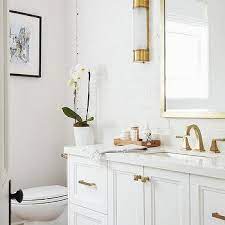 White Airy Light Bathroom Design Ideas