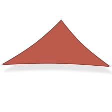 5 Ft X 5 Ft X 7 1 Ft Customize Sun Shade Sail Rust Red Uv Block 185 Gsm Commercial Triangle Outdoor Covering Backyard