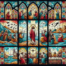 Stained Glass Window Ilration