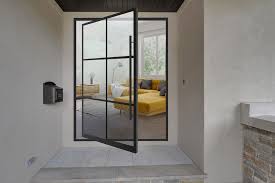 Metal Frame Glass Exterior Doors