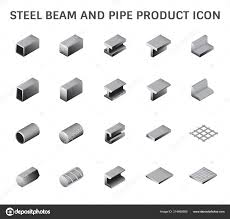 steel icon stock vector image