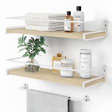 Towel Rack Decorative Wall Shelf