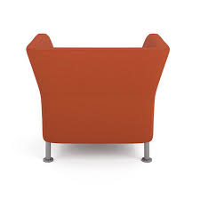 Hon Flock Square Lounge Chair Atwork