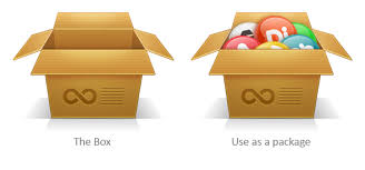 Cardboard Box Icon In Photo