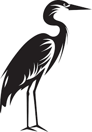 Abstract Heron Vector Icon