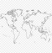 Blank World Map Icon Png Transpa