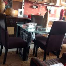 Buy 4 Seater Glass Dining Table Set In