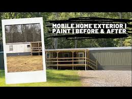 Mobile Home Exterior Paint Before
