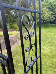 Garden Arch With Gate Climbing Plant