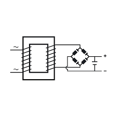 Ac To Dc Power Supply Circuit Icon