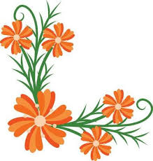 Orange Flowers Icon Plant Fl