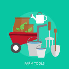 Farm Tools Conceptual Ilration