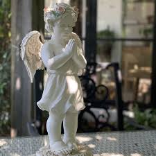 Vintage European Angel Sculpture Garden