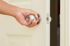 Man Hand Open Door Knob Premium Photo