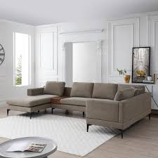 Fabric Sectional Couch Sofa Set