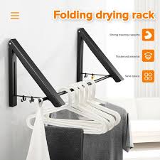 Wall Mounted Clothes Rail Drying Rack